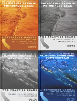 California Bundle (Seismic and Survey): Reference Guides and Practice Exams