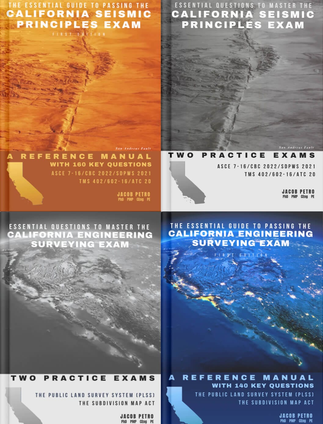 California Bundle (Seismic and Survey): Reference Guides and Practice Exams
