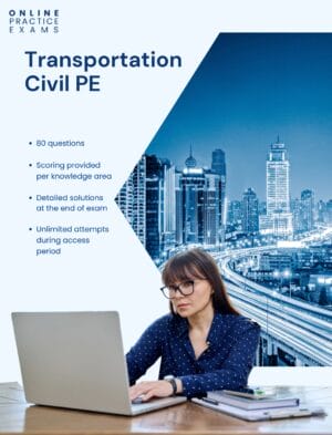 Transportation Civil PE Practice Exam