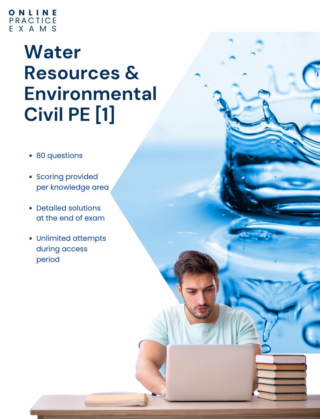 Water Resources PE Practice Exam 1 (3-Week Access)